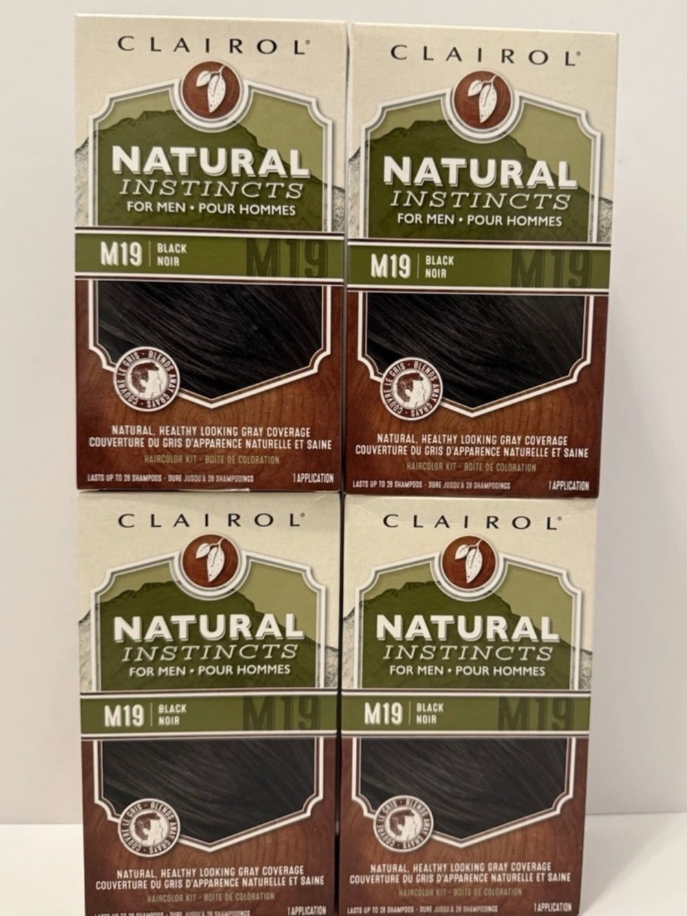 Clairol Natural Instincts for Men M19 Black - Hair Color Kit